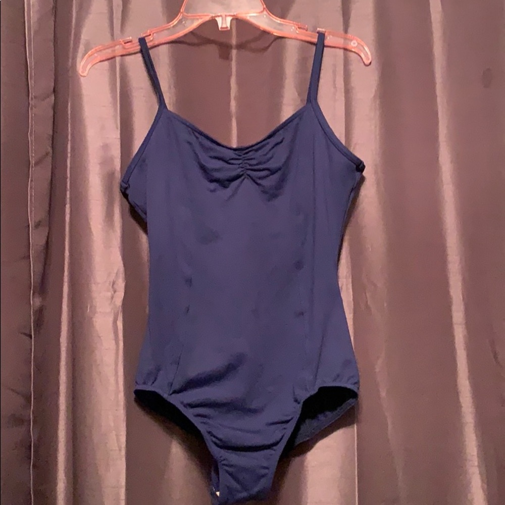 Navy blue leotard